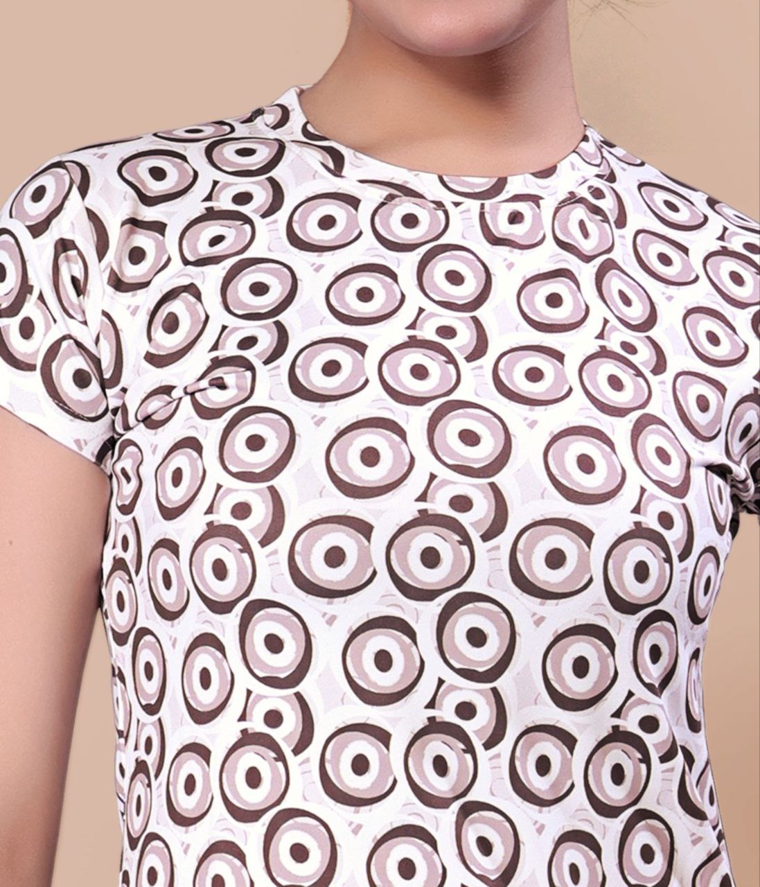 New Women Printed Multi Color Top & Pyjama Night suit