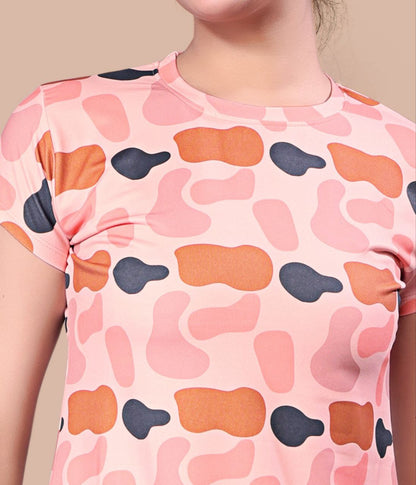 New Women Printed Multi Color Top & Pyjama Night suit