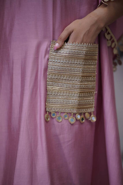 NEW SUPERHIT KAFTAN & PENT ON DEVSENA SATIN FABRIC