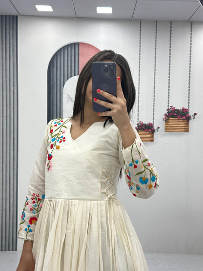 New Superhit Heavy Thread Embroidery Work Frocks