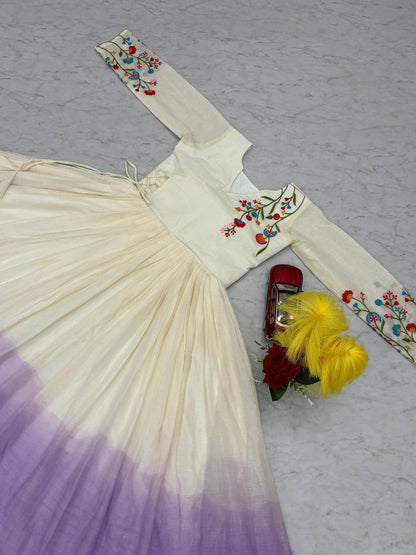 New Superhit Heavy Thread Embroidery Work Frocks