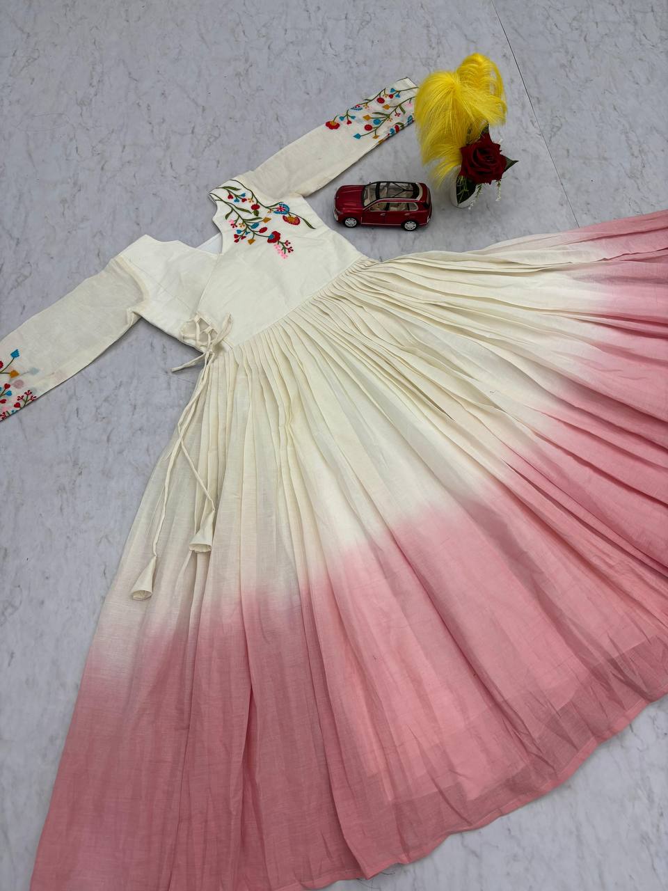 New Superhit Heavy Thread Embroidery Work Frocks