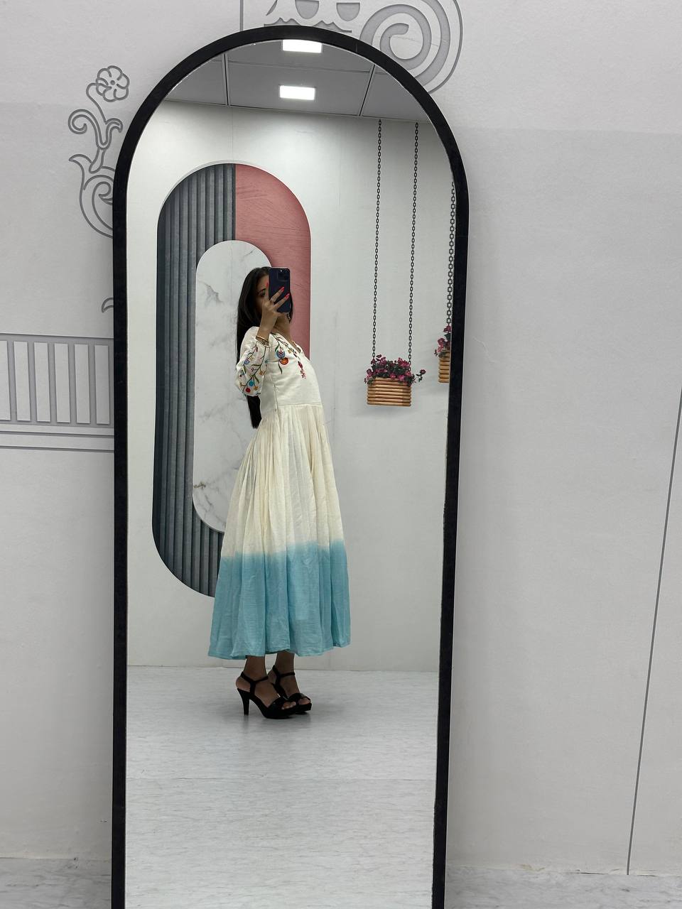 New Superhit Heavy Thread Embroidery Work Frocks